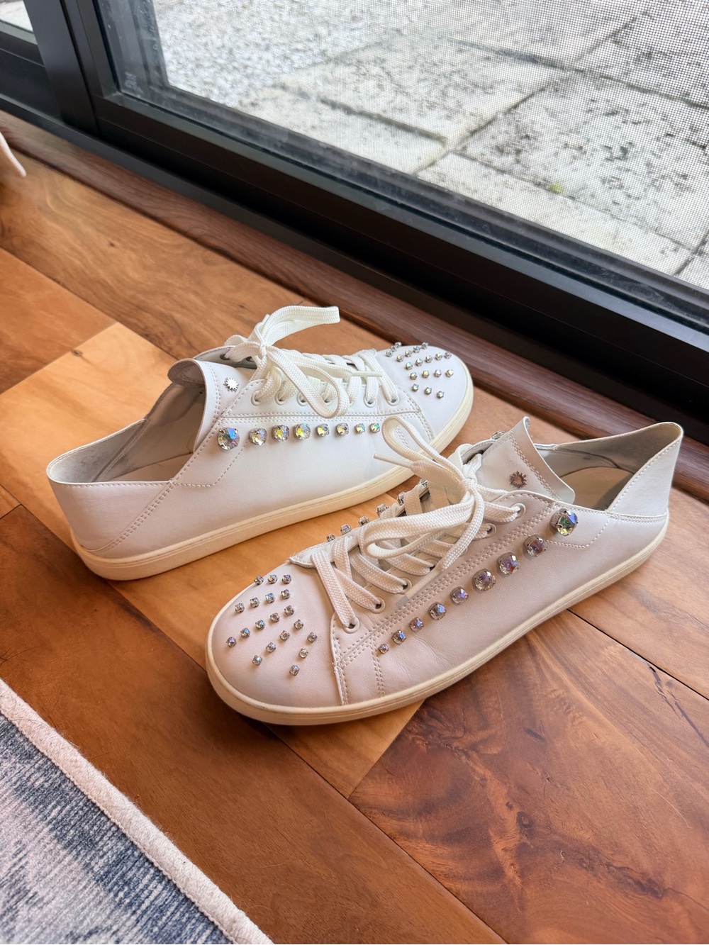 Stuart Weitzman Goldie Shine Convertible Sneaker